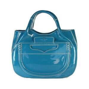 Kate Spade New York Lazuli Pretty Penny Treesh Patent Leather Satchel Bag Purse